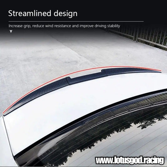 Universal Carbon Fiber Cubic Print Car Trunk Roof Glass Spoiler Racing Wing Car Modified Tail Adjustable From 138cm