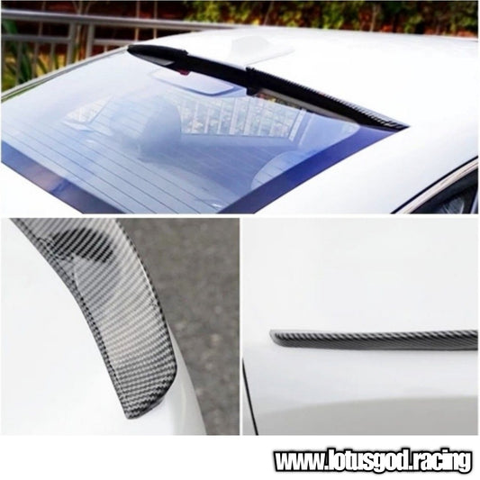 Universal Carbon Fiber Cubic Print Car Trunk Roof Glass Spoiler Racing Wing Car Modified Tail Adjustable From 138cm