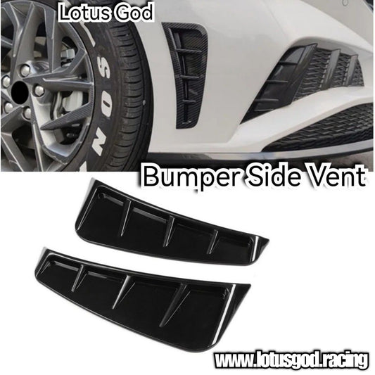 Universal Front Rear Bumper Lip Air Vent Trim Spoiler Canards Splitter Fin Styling Accessories