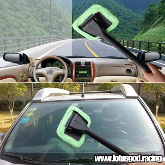 Micro Fiber Window Cleaner Brush Windshield Wiper Microfiber Wiper Cleaning Wash Tool With Long Handle