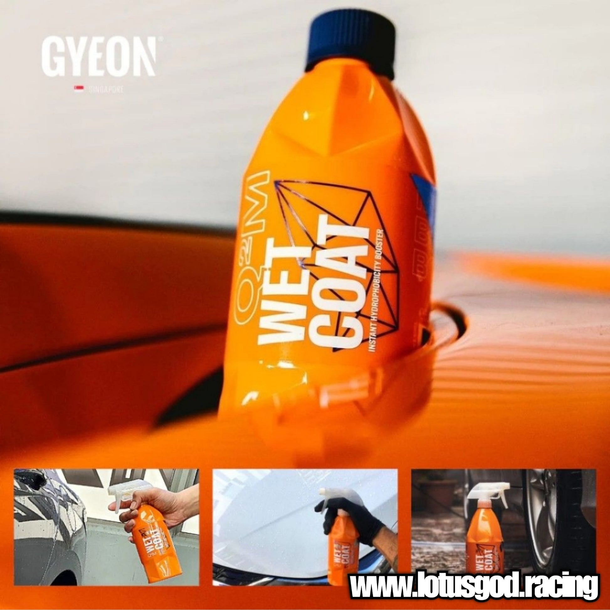 Gyeon Q2M Super Easy Wet Coat Revolutionary Hydrophobicity Booster Spr –  Lotus God Car Accessories