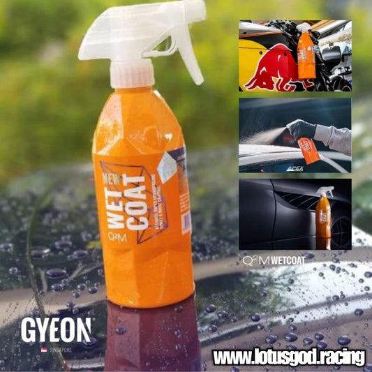 Gyeon Q2M Super Easy Wet Coat Revolutionary Hydrophobicity Booster Spray Sealant For Car Bike Paint Coat Plastic Metal Trims Sports Rims Windows Etc 500ml