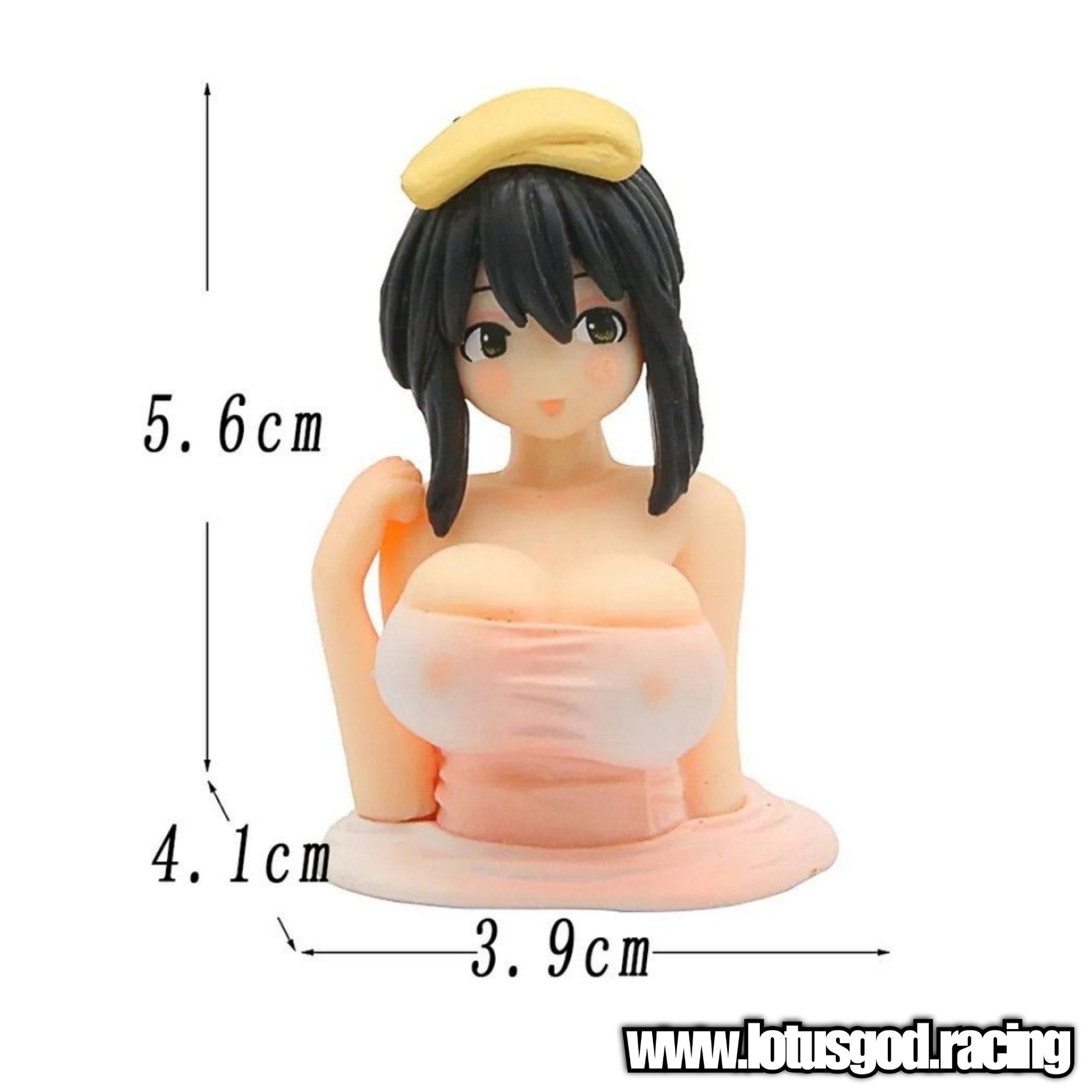 Kanako Model Kawaii Anime Mini Statue Cute Sexy Chest Boobs Shaking Or –  Lotus God Car Accessories