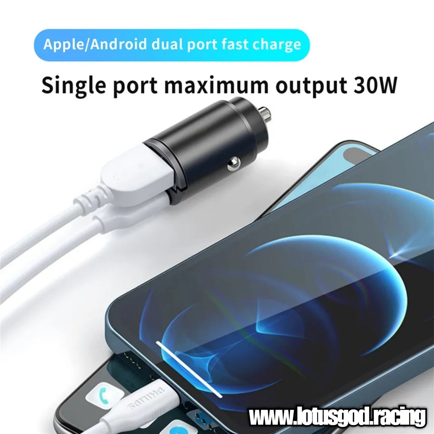 2 Port USB | Type C Fast Charging 200W QC3.0 PD 5A 12-24V Cigarette Socket Lighter Car Charger For Android iPhone Power Adapter