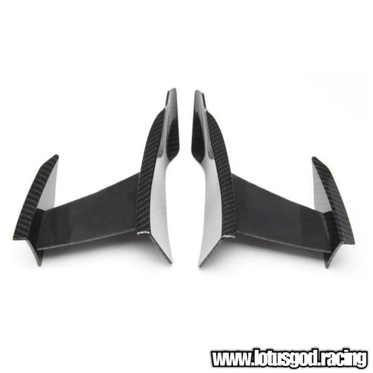 Universal Front Rear Bumper Lip Air Vent Trim Spoiler Canards Splitter Styling Accessories