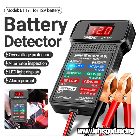 12V Battery Tester 100-2000CCA Battery Load Tester Auto Cranking And Charging System Battery Alternator Analyzer Tool