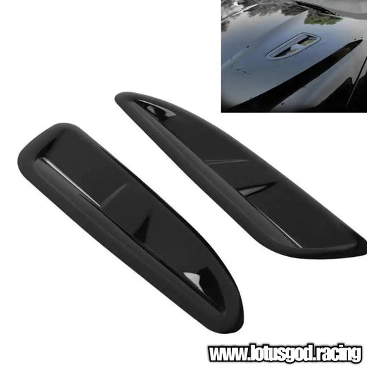 Universal Racing Front Bonnet Side Rear Fender Bumper High Air Flow Intake Shark Fin Panel Grill Vent