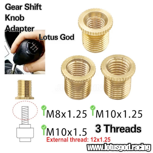 Universal Car Auto Gear Stick Shifter Knob Boot Retainer Shift Screw Thread Adapter M8 X 1.25 | M10 X 1.25 | M10 X 1.5