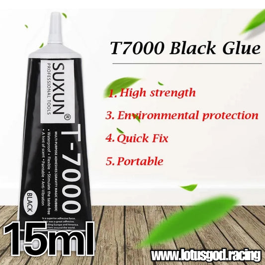 3 X Diy Multipurpose Black Liquid Silicone Sealant Adhesive Glue 15ml