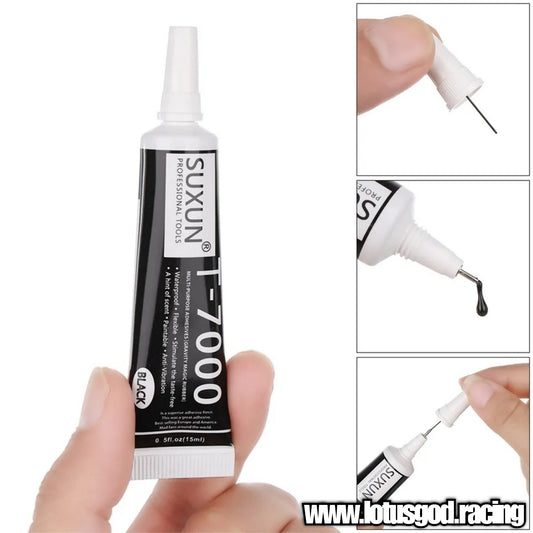 3 X Diy Multipurpose Black Liquid Silicone Sealant Adhesive Glue 15ml