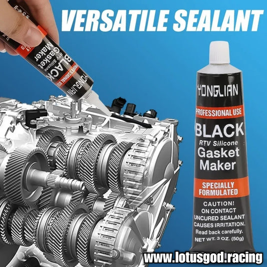 Black High Temperature Silicone Engine Repair Glue Liquid Gasket Sealer Oil Resistant Gasket Free Car Sealant 50g