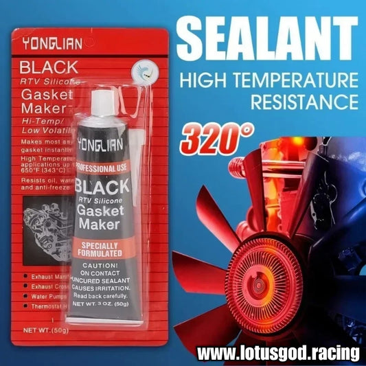 Black High Temperature Silicone Engine Repair Glue Liquid Gasket Sealer Oil Resistant Gasket Free Car Sealant 50g