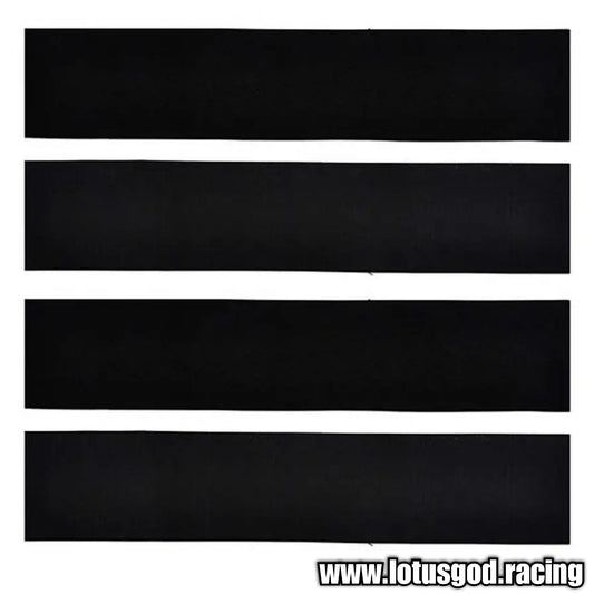 Stealth Frameless Velcro Polyester + Adhesive Backing Singapore Euro Number Plate Holder For Car Lorry Van Pick Up Etc (4 Pieces)