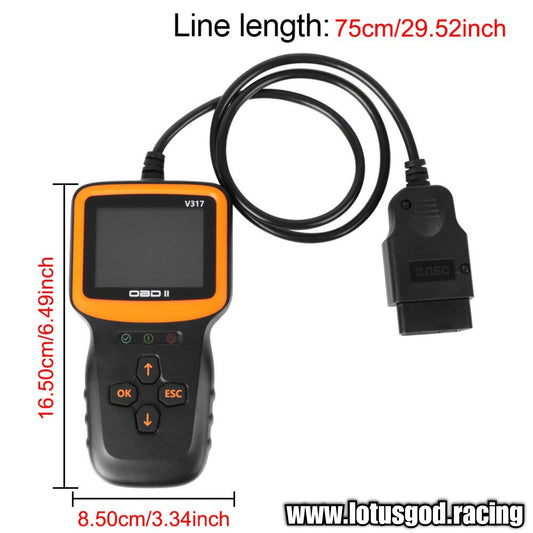 Universal Obd2 Check & Clear Fault Codes Diagnostic Engine Problem Detector OBD 2 16 Pins OBD II EOBD Real-time Oxygen Sensor Tool Etc