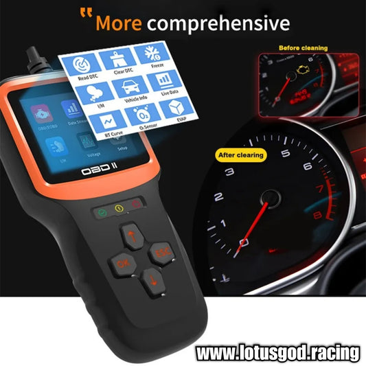 Universal Obd2 Check & Clear Fault Codes Diagnostic Engine Problem Detector OBD 2 16 Pins OBD II EOBD Real-time Oxygen Sensor Tool Etc