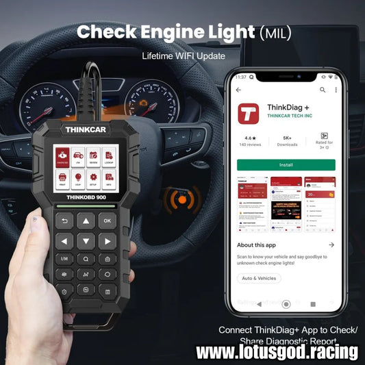 16 Pin Full Professional DTC Version OBD 2 Engine Check Light 02 Sensor Interface Scanner Plug And Play To Clear & Read Codes Tester OBDII Dignostic Tool For Cars Etc