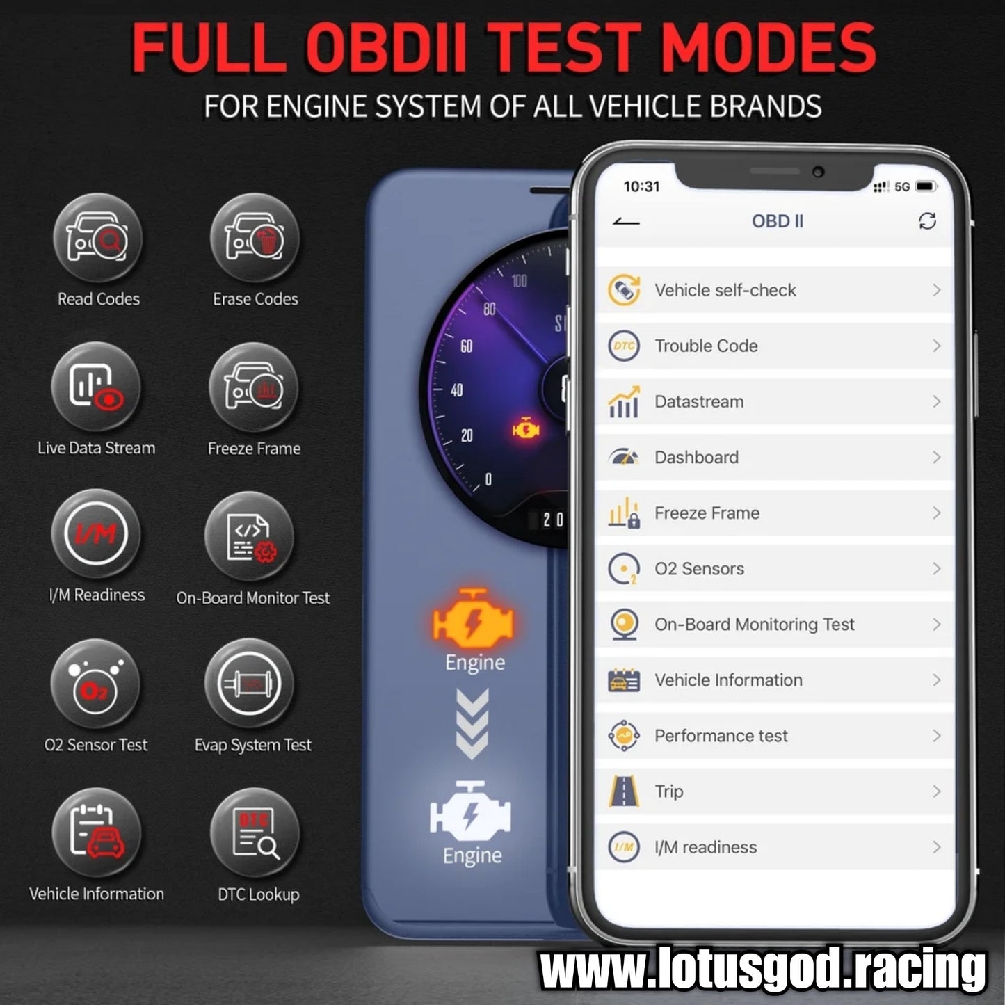 16 Pin OBD 2 Engine Check Light Bluetooth Epb Throttle Learning Reset Service Light Plug And Play To Clear Read Codes Tester OBDII Dignostic Scanner Tool For VW Audi Seat Skoda VAG Car