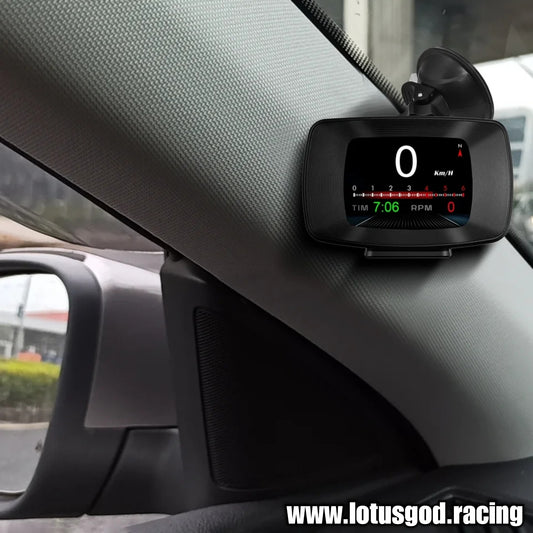 Obd2 Head Up Display HUD GPS Auto VSD Smart Car On Board Computer Gauge Speed Alarm Water Temperature Rpm Turbo Boost Meter