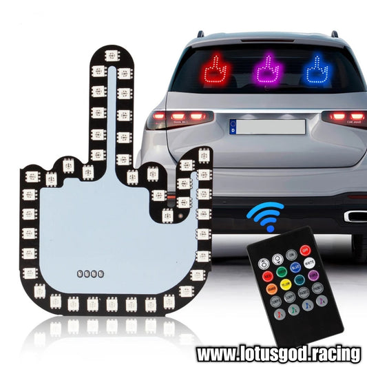 Usb Colorful Good Thumb Up Sign | Middle Finger Gesture Bright Led Light Hand Lamp + Wireless Remote Control