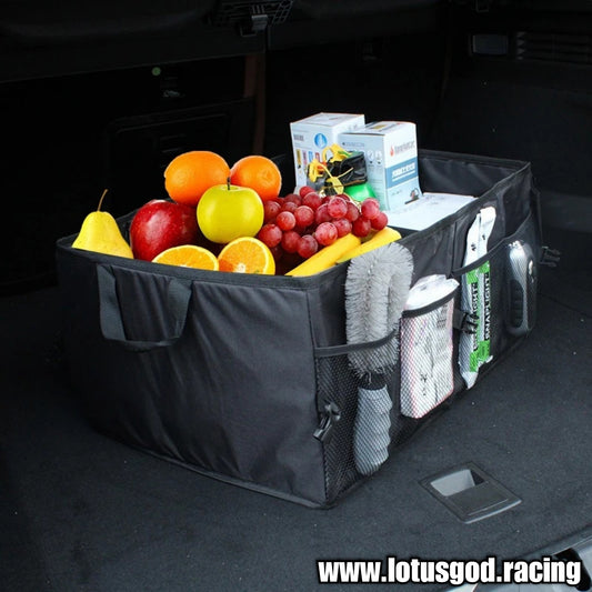 Large Capacity Compartment Boot Storage Organizer Storage Bag Car Trunk Soft Felt Storage Box Accessories 40cm X 26cm X 56cm