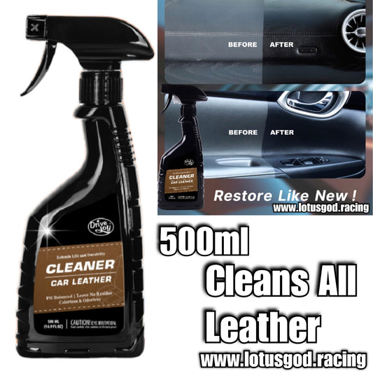 Ph Balanced Neutral Colourless Leather Cleaning Spray Stains Removal For Car Interiors, Leather Bags, Sofas And Other Vinyl Cleaner 500ml