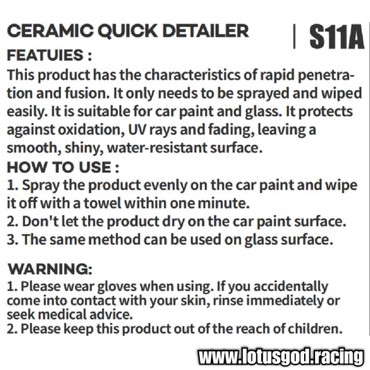 Super Easy Shiny Nano Coat Hydrophobicity Booster Spray Sealant Ceramic Spray Coating For Incredible Shine & Protection Water Beading For Car Trucks Motorcycles Etc 100ml