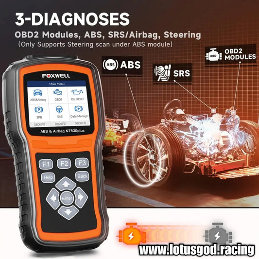 Foxwell NT630 Plus OBD2 Automotive Scanner Engine ABS SRS Air Bag EPB OIL SAS Calibration Code Reader ODB OBD II Auto Car Diagnostic Tool