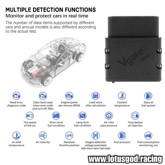 The Best Vgate vLinker MC+ ELM327 Bluetooth 4.0 FORScan WiFi OBD2 Car Diagnostic OBD 2 Scanner J2534 Auto Tool For All Cars On Android Iphone