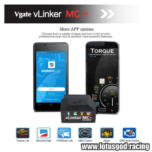 The Best Vgate vLinker MC+ ELM327 Bluetooth 4.0 FORScan WiFi OBD2 Car Diagnostic OBD 2 Scanner J2534 Auto Tool For All Cars On Android Iphone