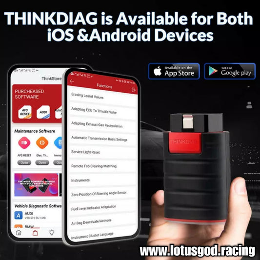 Top Level Thinkcar OBD2 Scanner Diagnostic Scan Wireless Bluetooth ThinkDiag Obd Think Car Vehicle OBDII Tool for Apple iOS Android