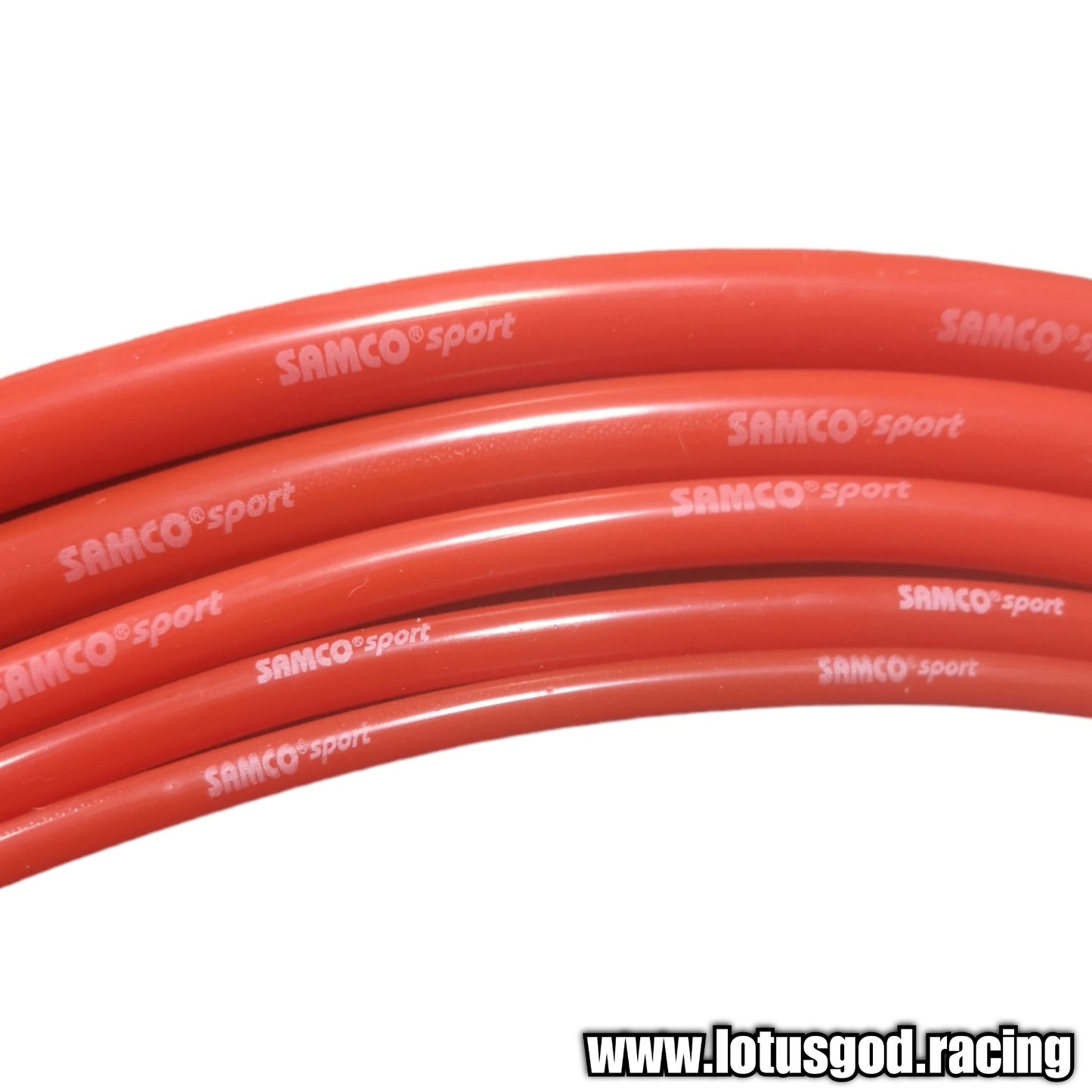 Samco Super Car Show Racing Red Silicone Vacuum Hose Kit 3mm | 4mm | 6mm | 8mm | 10mm In 1 Meter Length Each - 5 Pieces