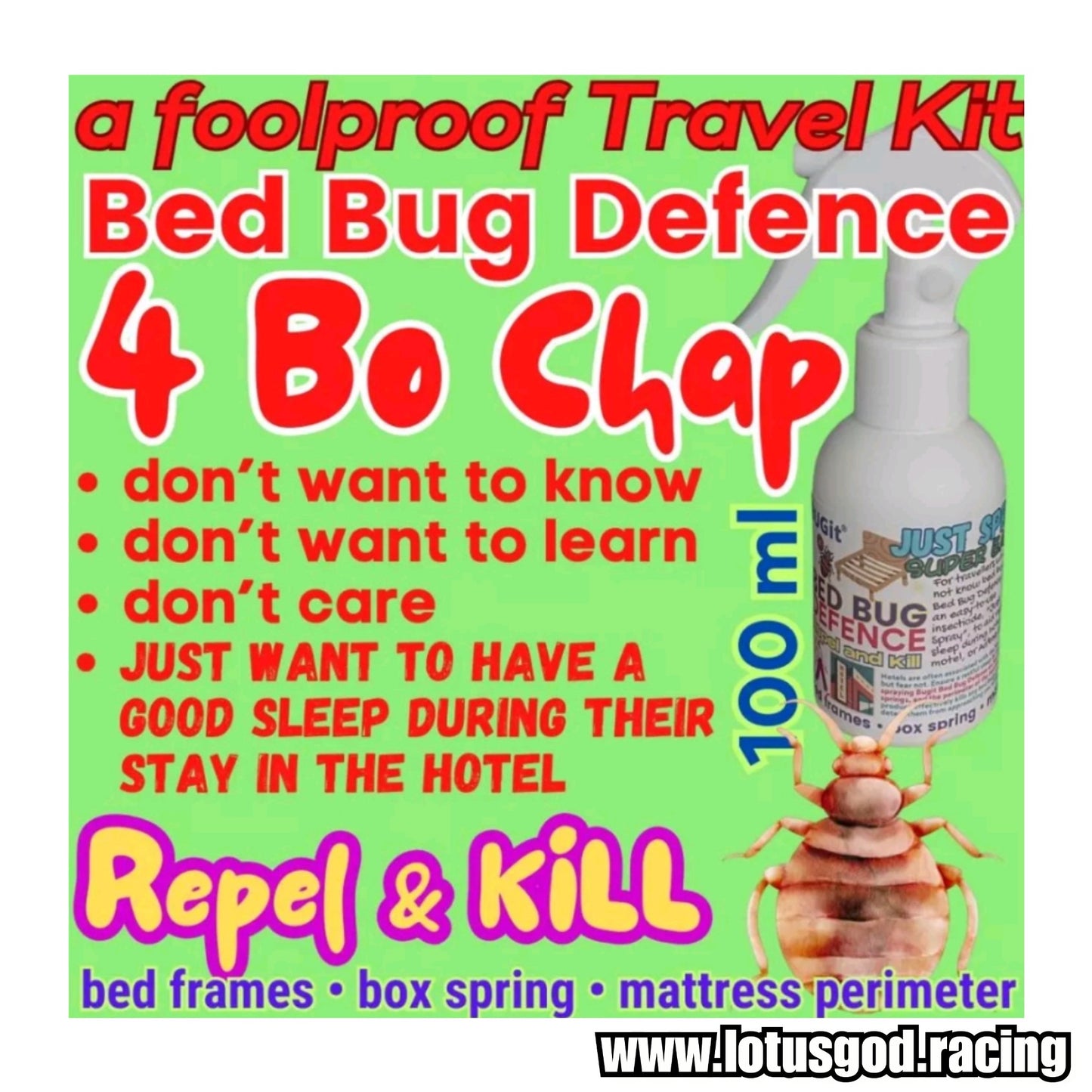 Water Based Super Bed Bugs Defence Exterminator Killer Natural Non Pesticide Repel & Kill Bedbug Cluster + Pet Cat & Dog Safe Formula 100ml