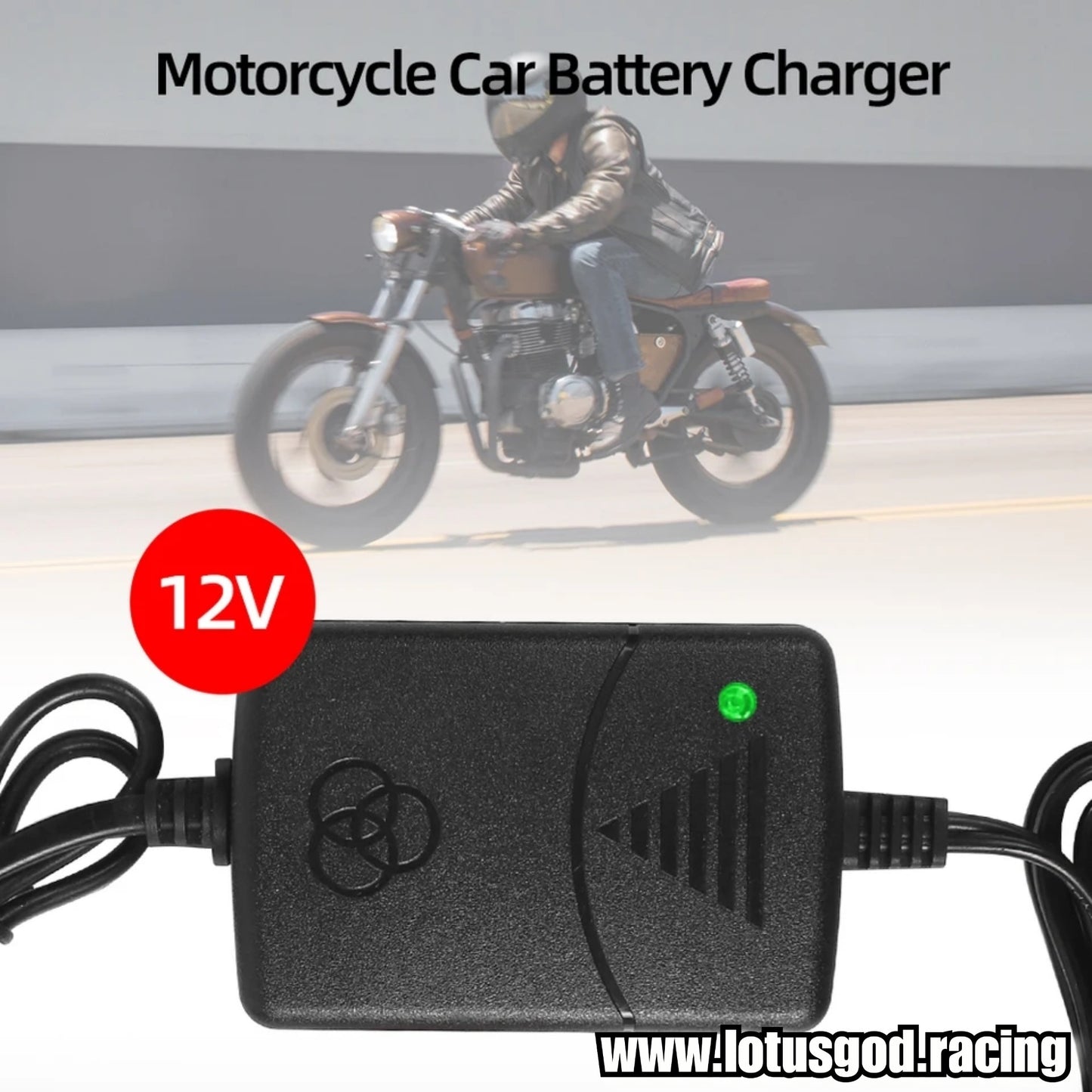 Universal 12V 1300Ma EU Plug Smart Battery Rechargeable Sealed Lead Battery Charger For 12 Volts Car Truck Motorcycle