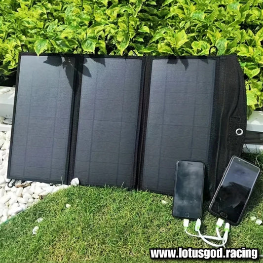 10 Watt 3 Piece Waterproof Foldable Portable Folding Solar Panel Dual 2 USB Port Charger For Outdoor Camping Android Iphone Tablet Charger