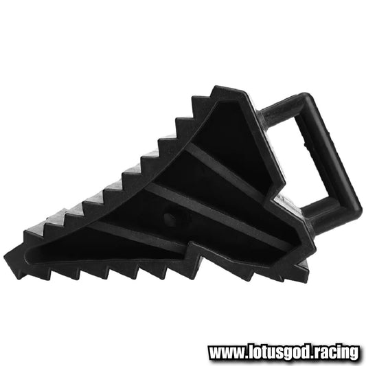 Universal Wheel Chock Heavy Duty Rim Block Anti Slip Slope Plastic Base Tyre Stopper Block For All Vehicle Car Suv Etc