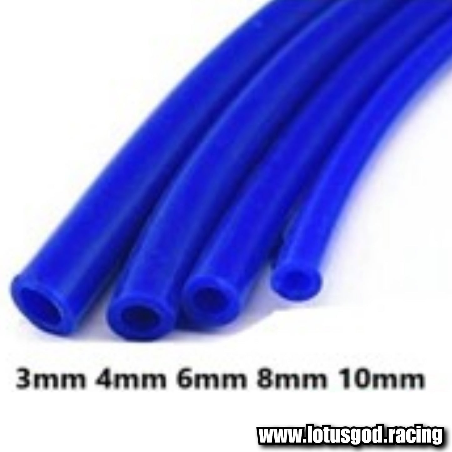 Samco Super Car Show Racing Red Silicone Vacuum Hose Kit 3mm | 4mm | 6mm | 8mm | 10mm In 1 Meter Length Each - 5 Pieces