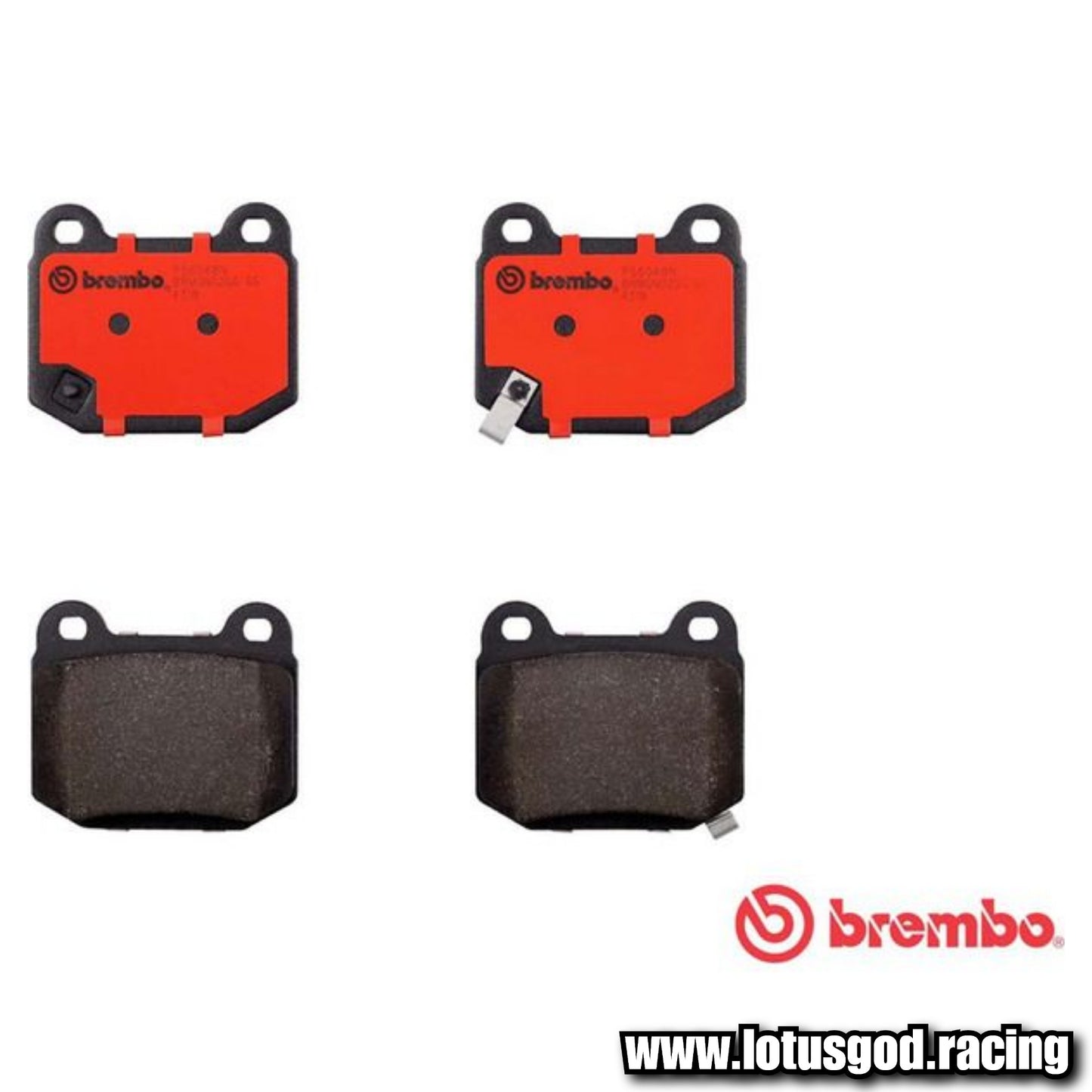 Brembo Ceramic Brake Pads P56048N / P59026 Elise Exige Mitsubishi Evo Nissan Skyline 350z Subaru Wrx Brz Opel Tesla Vauxhall - 4 Pieces