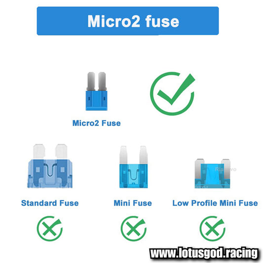 100 Pieces Of Micro2 ATR Blade Fuse Box Replacement Kit Micro 2 - 5A 7.5A 10A 15A 20A 25A 30A For Replacement Of Cars Yacht Space Ship And Rockets