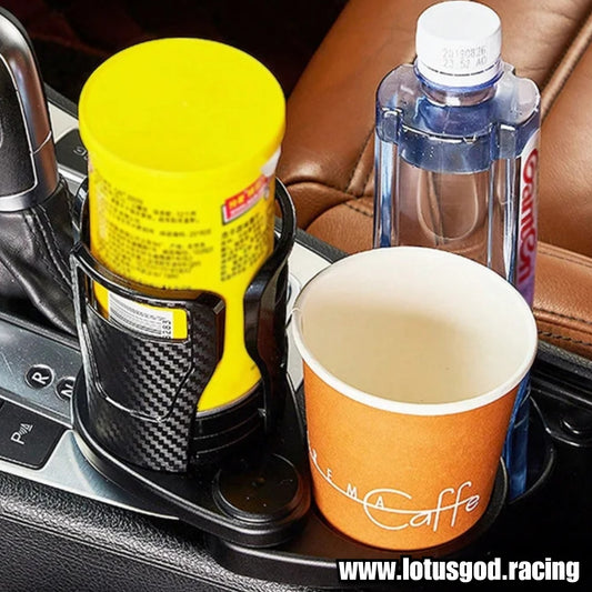 Multifunction 360 Degree Rotating Adjustable Base Insert Drinks Organizer Car Cup Holder Expander Adapter For Car Lorry Van Pick Up Etc