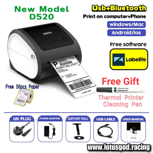 A6 Airway Bill Shipping Label Waybill Courier Qr Code Barcode Bluetooth Thermal Printer Size 100mm X 150mm