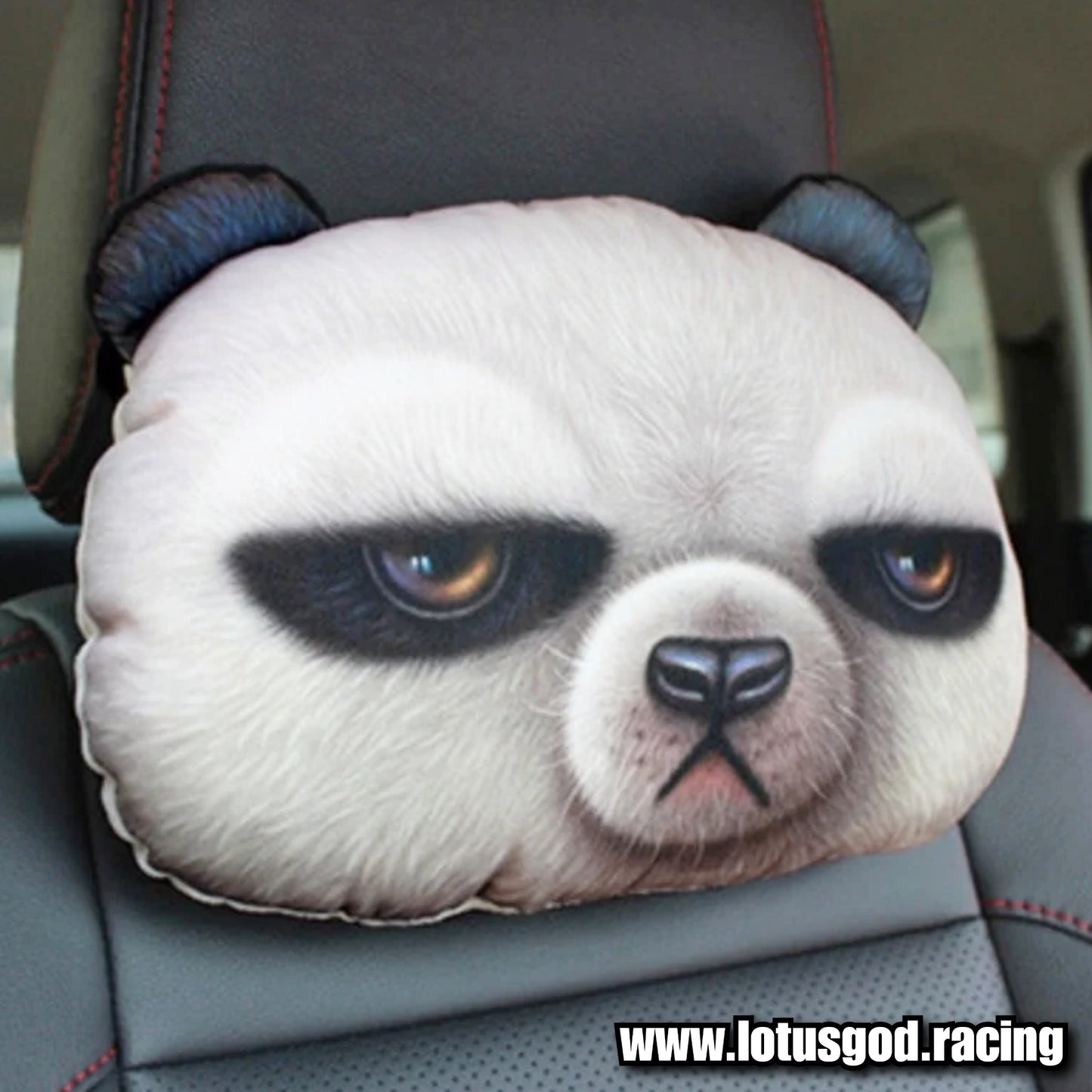 Very Cute Panda Head Rest Car Cushion Neck Chair Pillow For Most Vehicle Car Truck Van Lorry Van Pick Up Etc