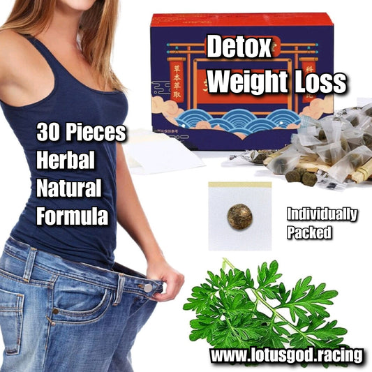 Natural Herbal Slimming Navel Belly Detox Lose Weight Loss Effective Fat Burning Slim Patch (30 Pieces)