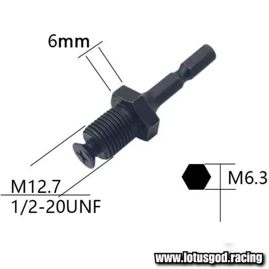 Sds Plus 3/8" - 24 UNF 0.8mm - 10mm Keyless Metal Drill Bit Chuck Convertor With Quick Change Hex Shank Adapter For Power Rotory Hammer Drill Tool (4 Pieces)