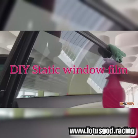 Super Magic Window Solar Fexible Film Removable Reusable Static Cling Non Glue Adhesive No Residue For Glass Car Lorry Van Pick Up Etc 250 X 50cm