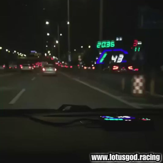 Universal Car Head-Up Display (HUD) GPS Speed Meter & Digital Speedometer – Cigarette Lighter Plug & Play