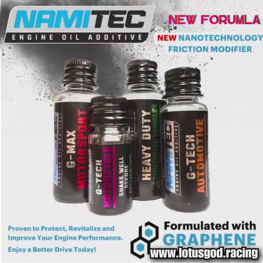 Namitec Super Smooth Graphene Nano Technology Friction Modifier + Save Fuel For All Petrol Diesel Car Motorcycle With Engine Oil Additive