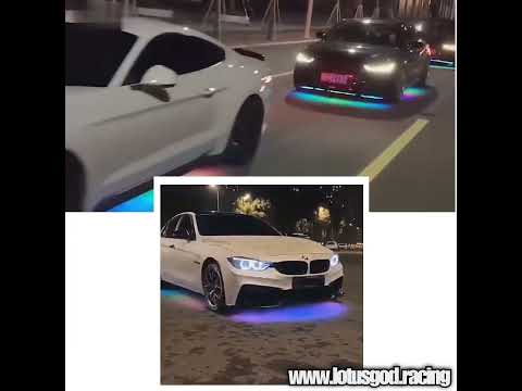 12 Volts Rainbow Dream LED Undercarriage RGBic Flexible Bottom Chassis Underglow Strip Light Waterproof Remote/APP Control Neon Underbody Light Lamp