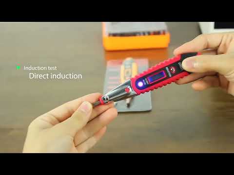 Red Led Test Pen Flat Screwdriver Tool For DC Voltage: DC 12V/36V/55V VAC Voltage: AC70-250V