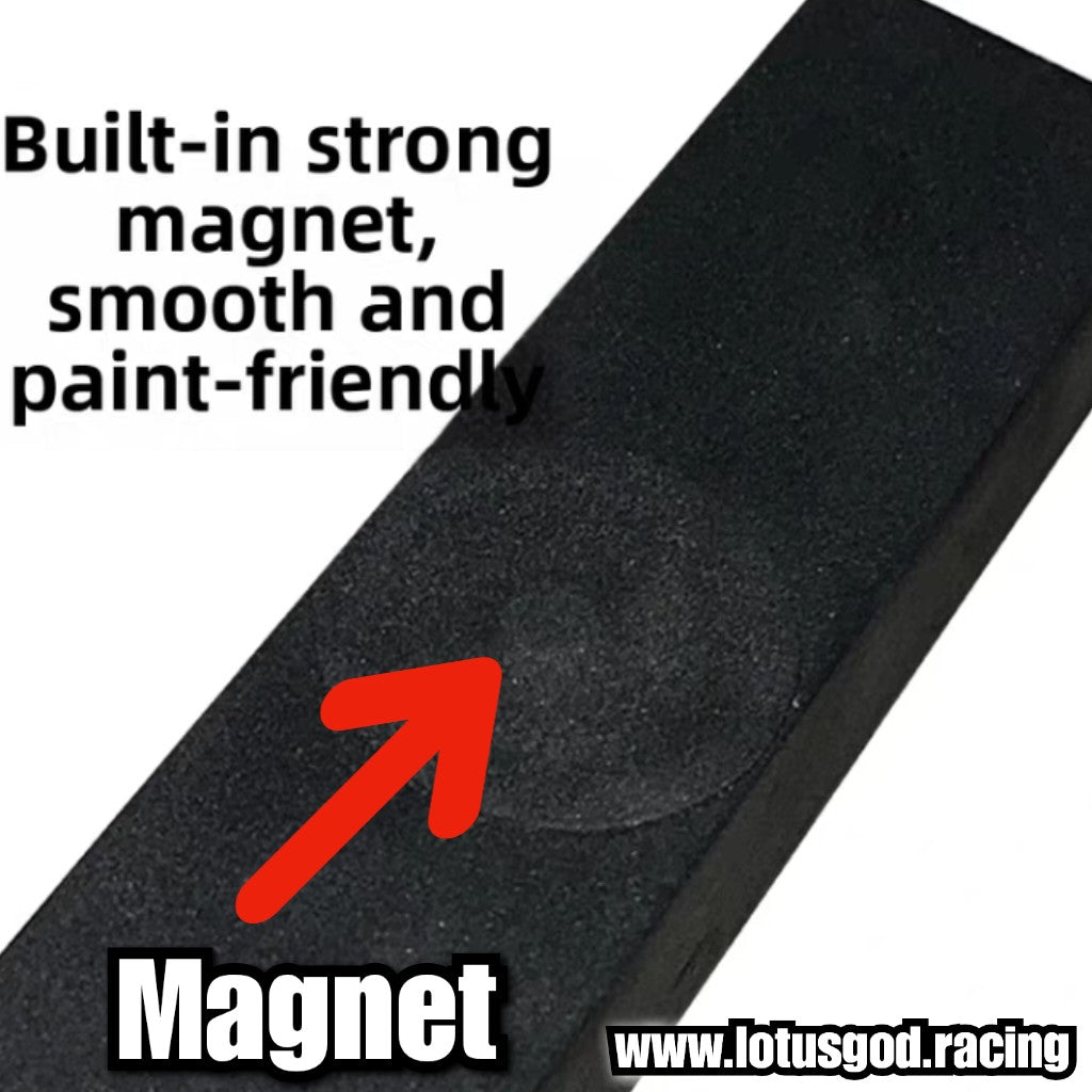 2 X 80cm Magnetic Car Door Guard Ding Protector Side Bumper Anti Collision Strip Protection Edge Guard Garage Parking Shield Premium Heavy Duty Thick Foam Strip (2 Pieces)
