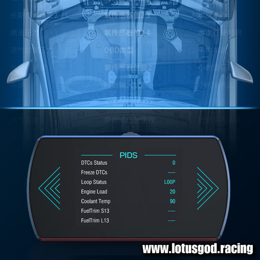 Obd2 Head Up Display HUD GPS Auto VSD Smart Car On Board Computer Gauge Speed Alarm Water Temperature Rpm Turbo Boost Meter